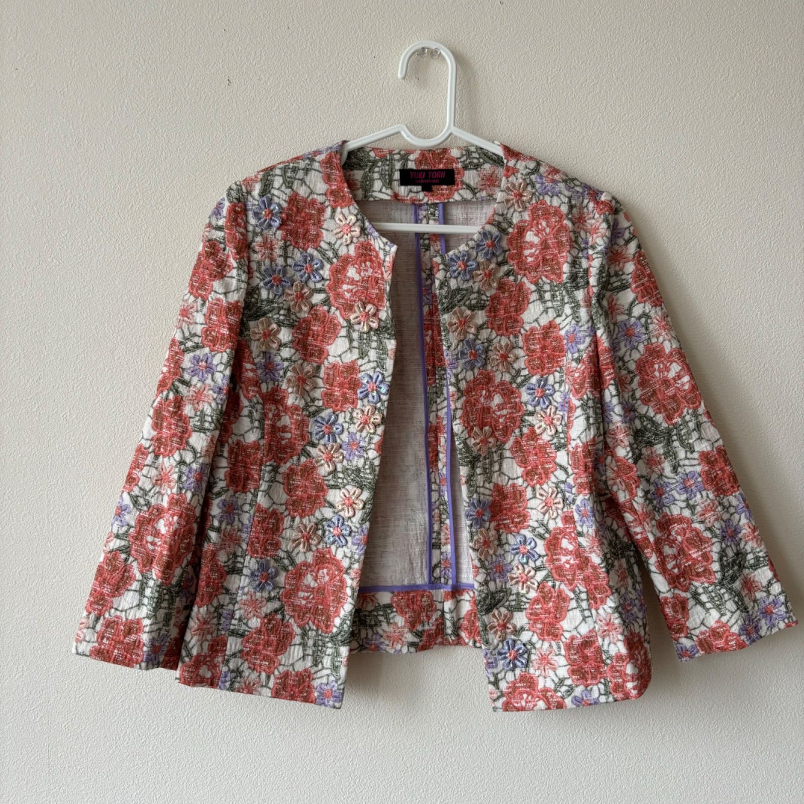 美品】ユキトリイ セレモニースーツ セットアップ 綿混素材 （美品  