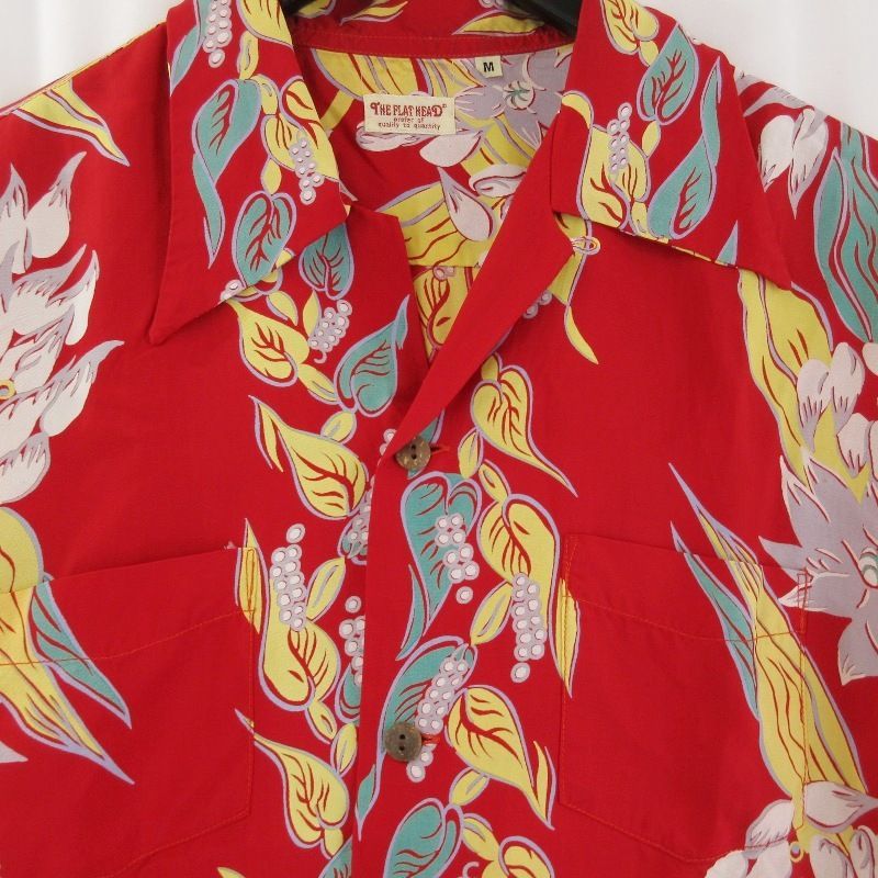 あやぱぱ THE FLAT HEAD ハワイアン アロハシャツ あやぱぱ THE FLAT HEAD ハワイアン アロハシャツ Amazon.co.jp
