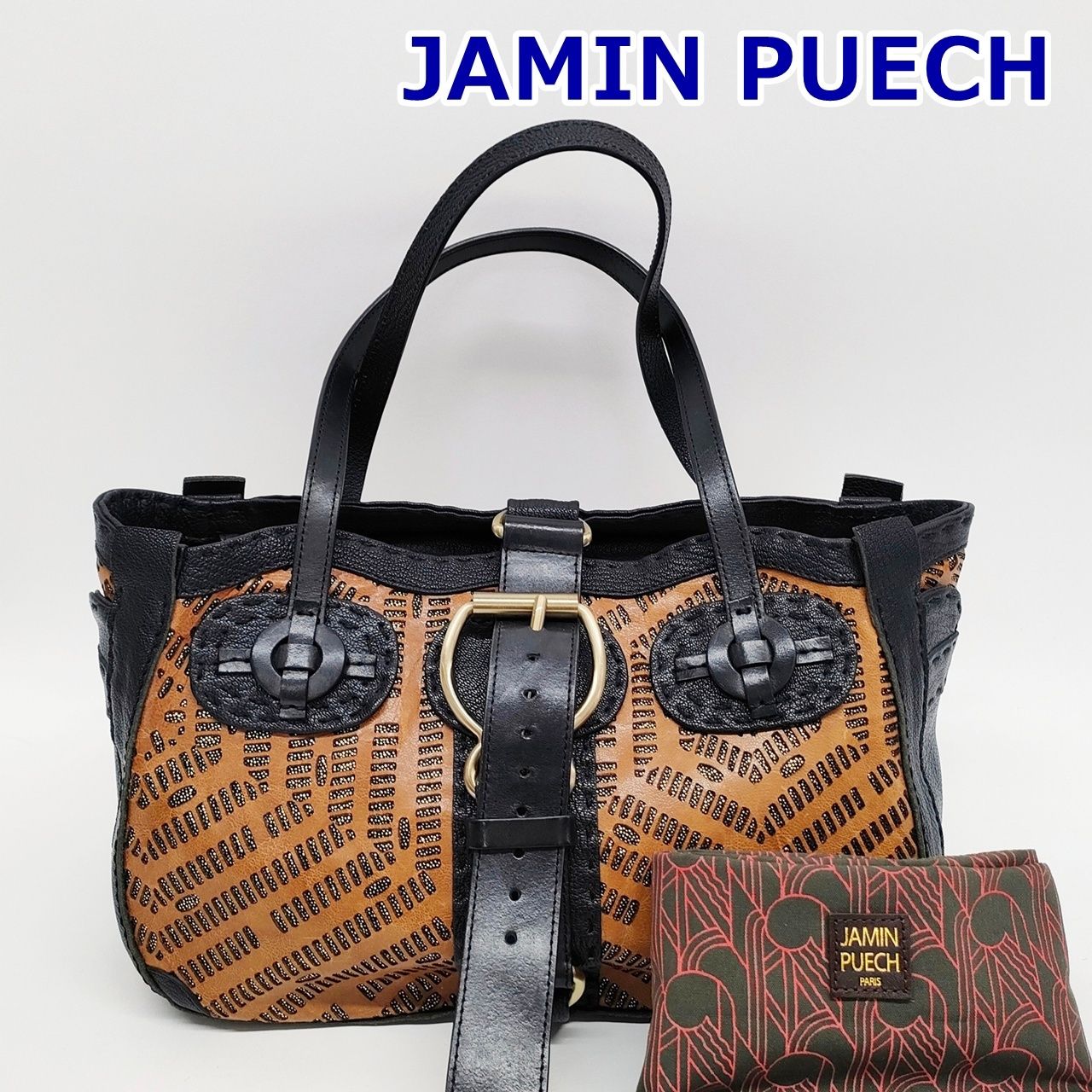 JAMIN PUECH 豪華ビーズ&スパンコールハンドバッグ 美品 JAMIN PUECH ハンドバッグ Philibert ジャマン・ピュエッシュ 29