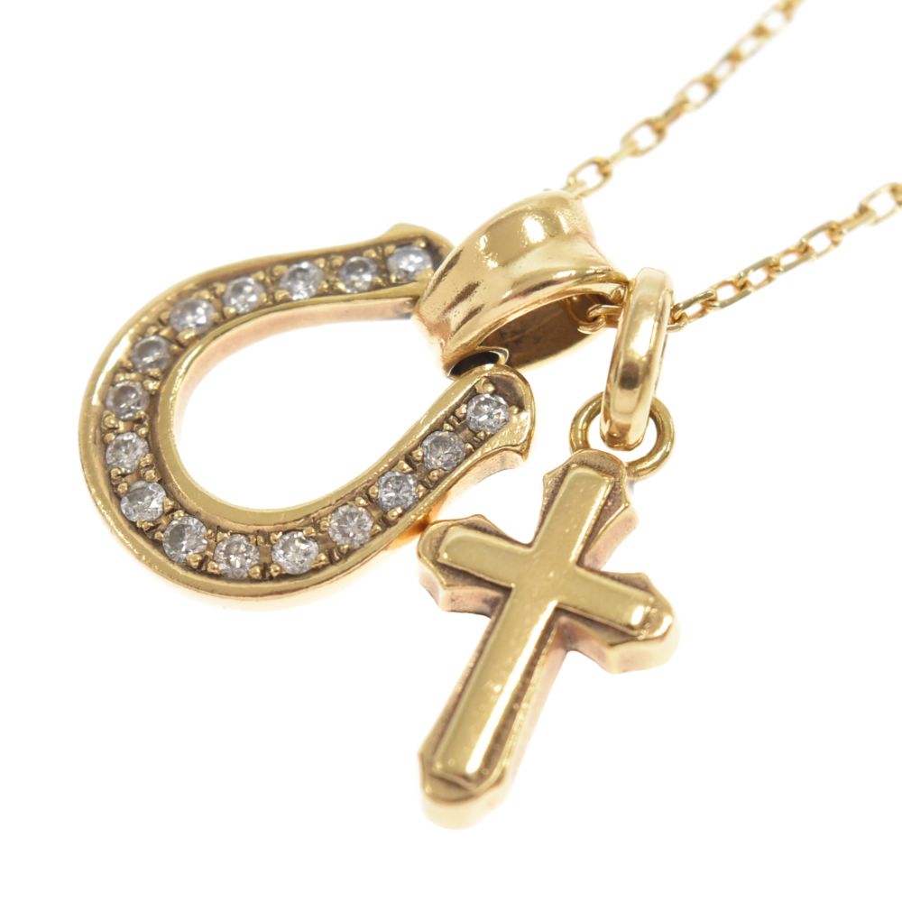 シンパシーオブソウル K10イエローゴールド ダイヤモンド クロス
