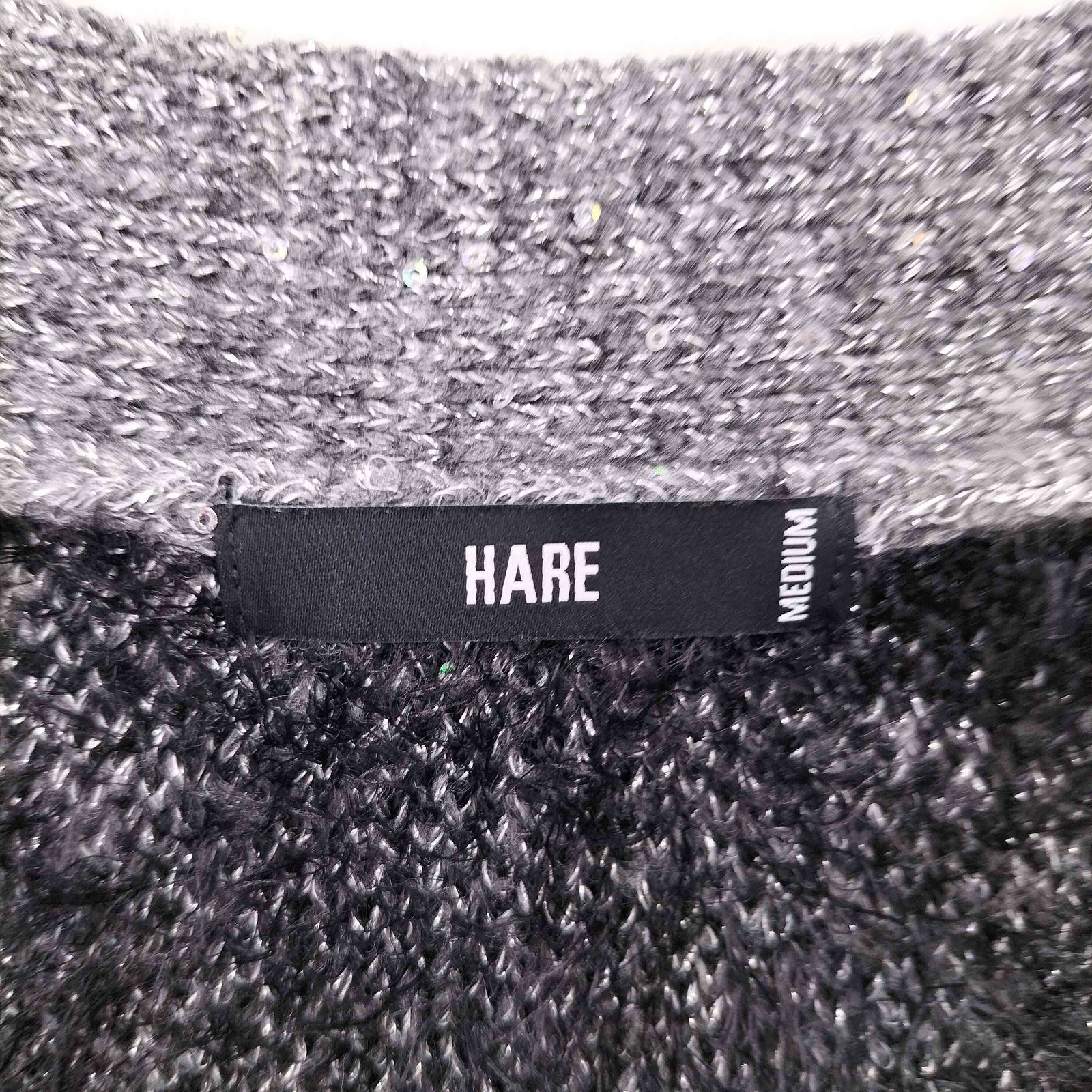 ハレ HARE 24AW イソザイラインスパンコールカーディガン メンズ JPN 