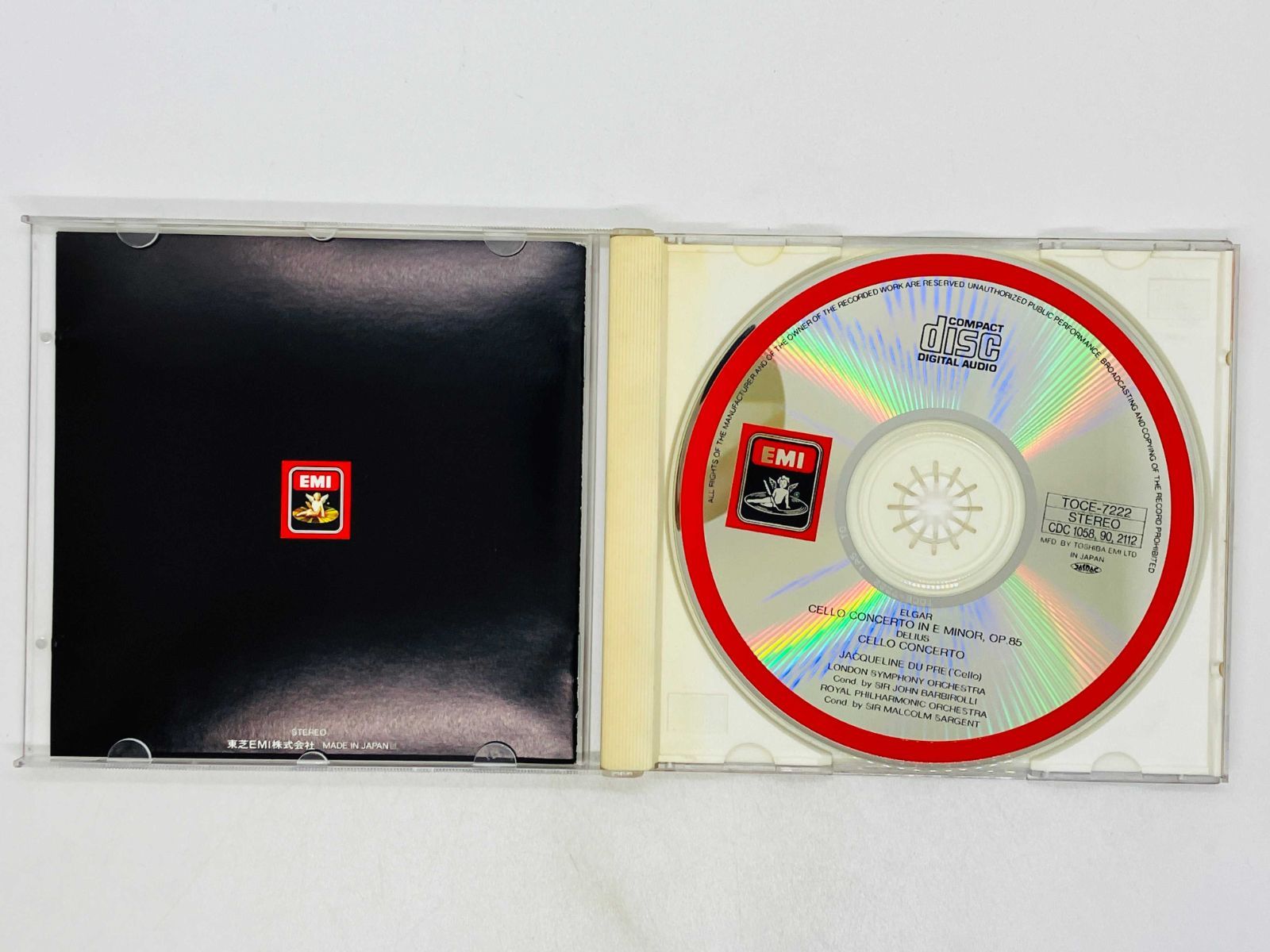 CD エルガー ディーリアス チェロ協奏曲 デュ・プレ ELGAR