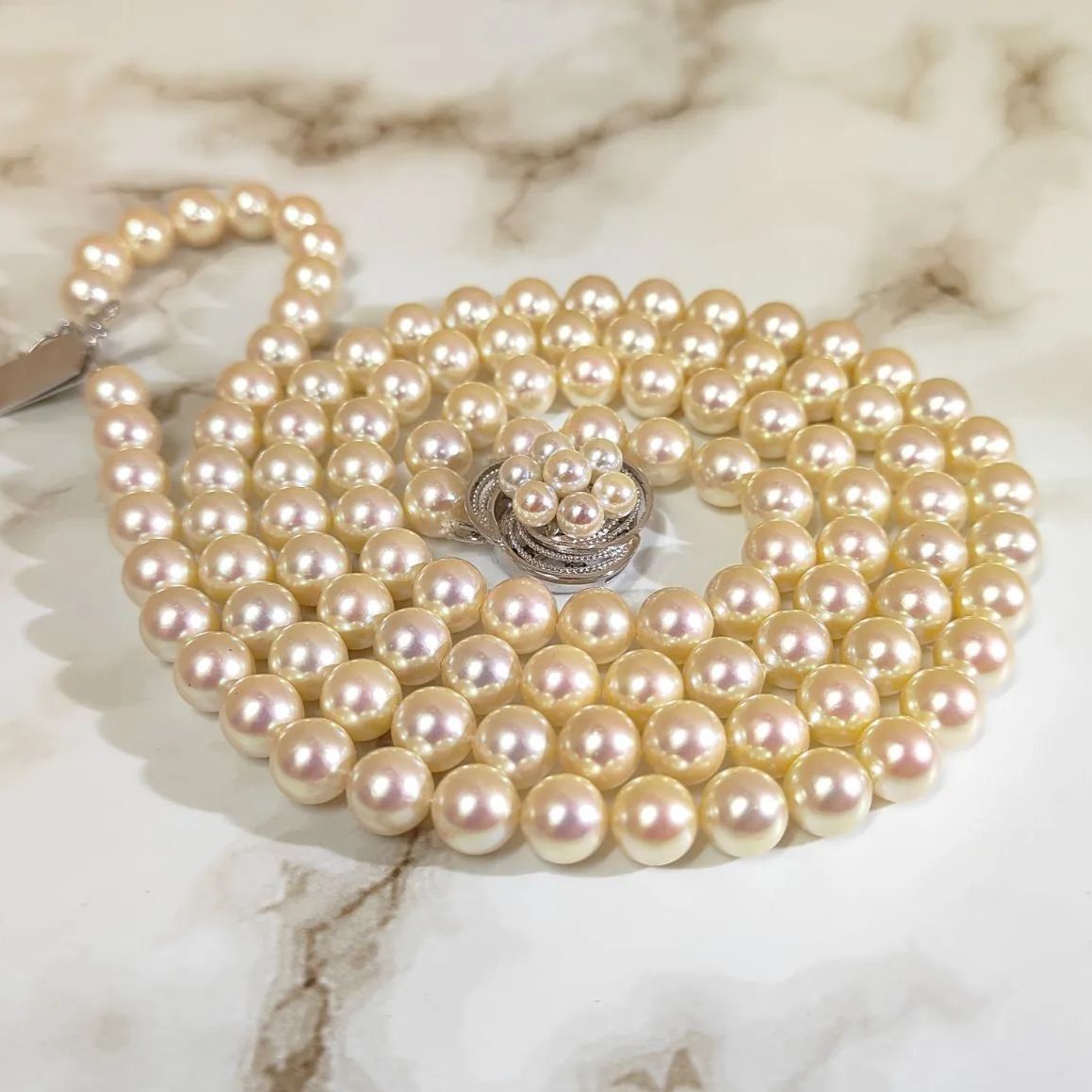 ヴィンテージ 希少 極美品】三越百貨店 Wink Pearl (TOKYO HARAJUKU) 2連 パール ネックレス 2連 パール ブレスレット  （SNA）1240920013003BK - メルカリ