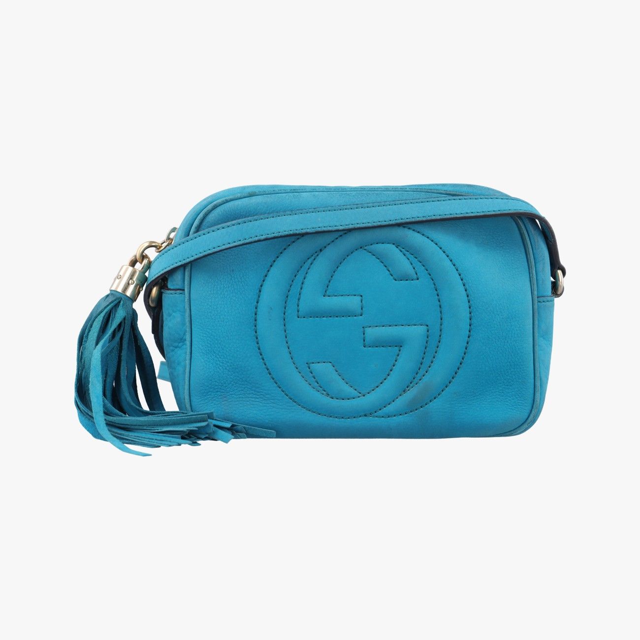 グッチGucciソーホー ブルー スエード 308364 G017142490
