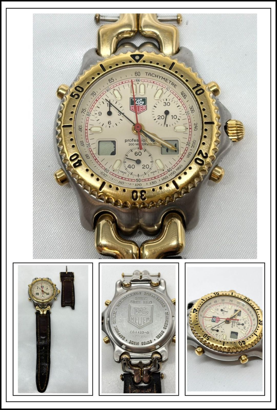 ジャンクタグホイヤー TAG HEUER WE1211-R プロフェッショナル 楽天市場】ジャンク タグホイヤー TAG HEUER WE1211-R