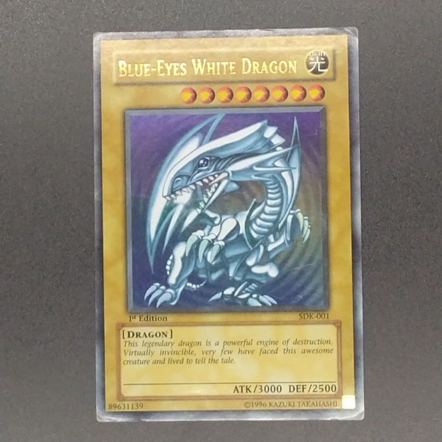 遊戯王 - SDK-001 青眼の白龍　英語版 遊戯王 青眼の白龍 ブルーアイズ SDK-001 英語版 海外版 1st