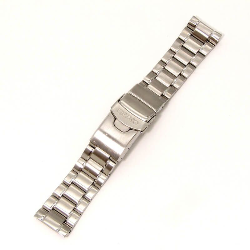 SEIKO セイコー 時計ベルト 純正ステンレスバンド 22mm メタル ブレスレット シルバー 28011107