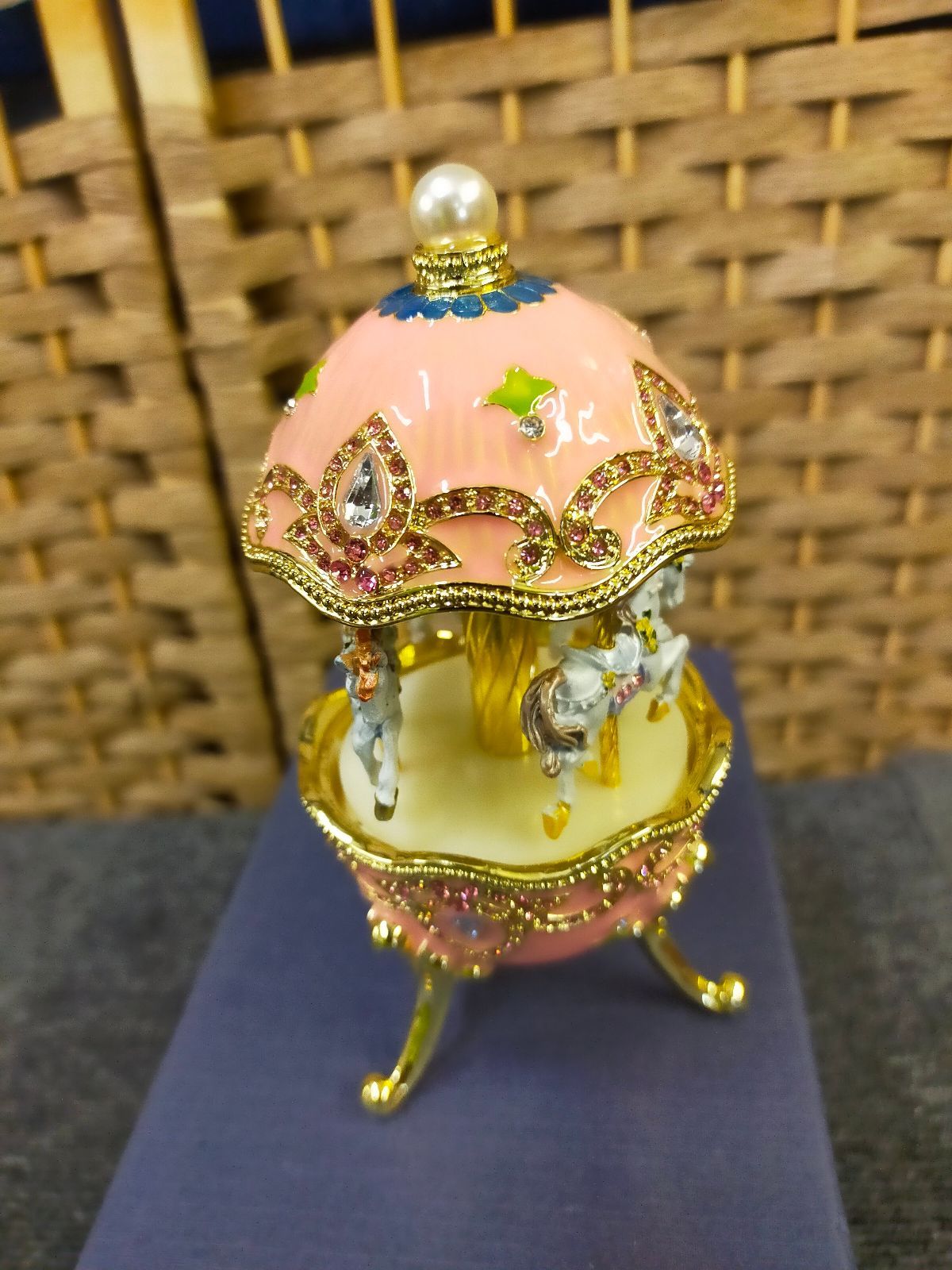 ピューターオルゴール メリーゴーランド ピンク （星に願いを）新品未開封 楽天市場】【ピューターメリーゴーランドオルゴール