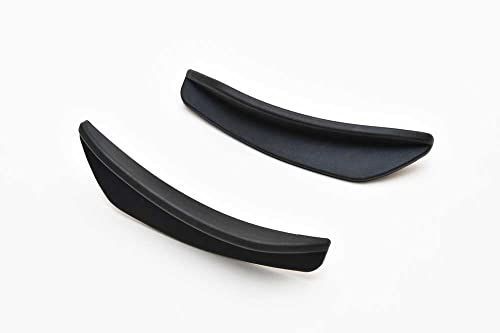 【限定価格】core OBJ select Aero Flick Canard Plain for ABARTH エアロ・フリックカナード ブラック ラバー プレーン 素地 CS-AFC-001P