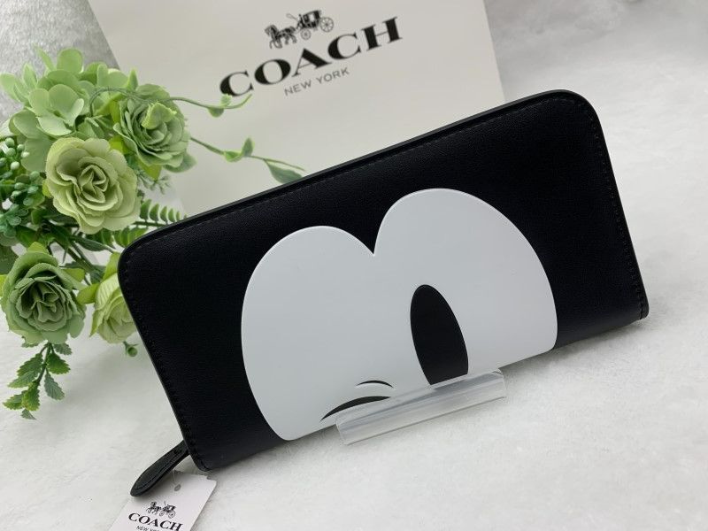 Coach 財布 ミッキー 長財布 ディズニー コーチ 長財布 COACH Disney