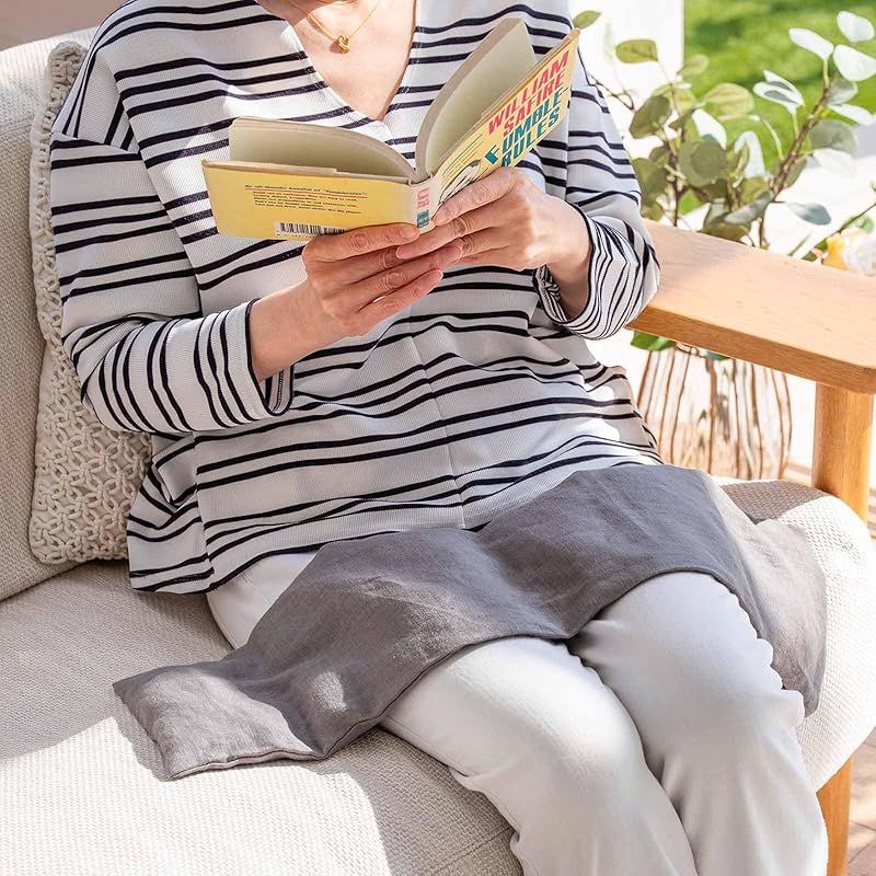 ファッション KLIPPAN 麦の温冷 ネックピロー ラベンダー ウォッシュドリネン グレー KP890522 1 2025正規品激安大集合! 