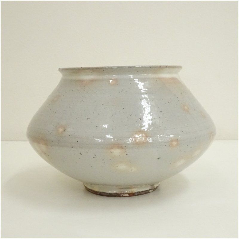 唐津焼 七代 江口宗山造 水指（保護箱） 水指し 茶道 茶道具 おしゃれ