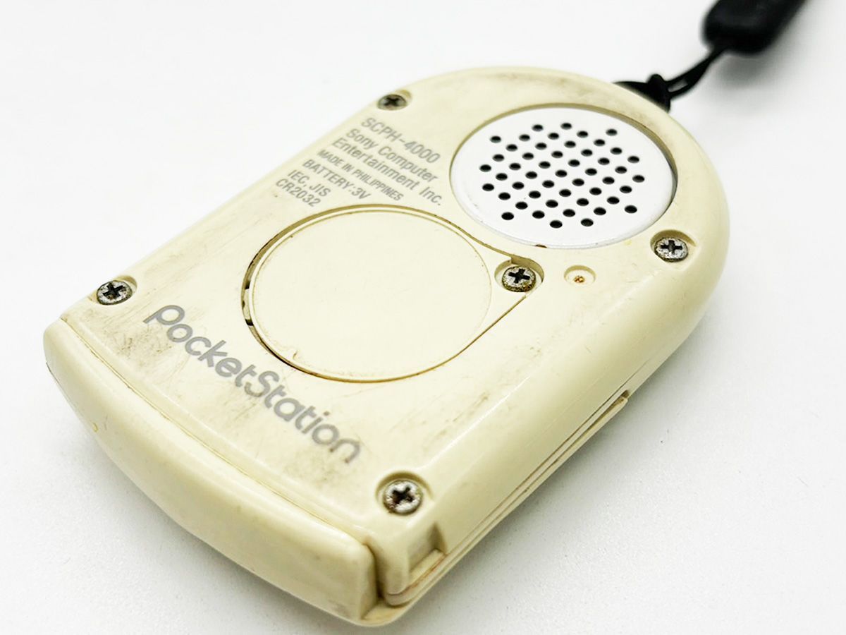 【美品】PocketStation ホワイト説明書セットSCPH-4000 Sony PlayStation Pocket Station White TORO SCPH-4000 Boxed