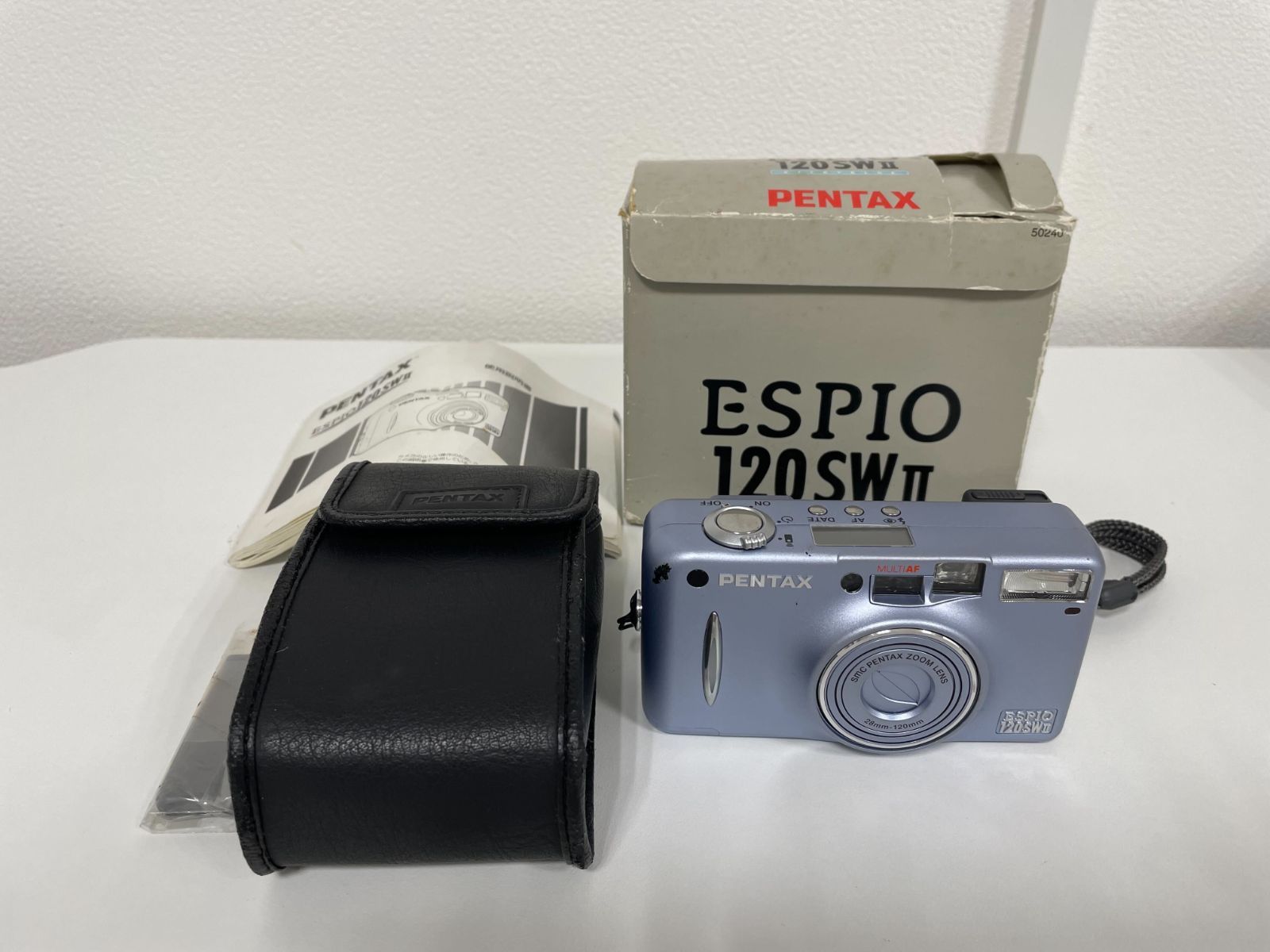 L6882】カメラ PENTAX ESPIO 120SWⅡ ペンタックス 本体の角に目立つ傷汚れ有 箱傷有 中古品 動作未確認 - メルカリ