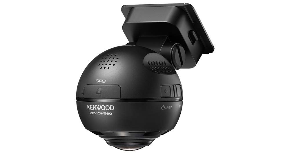 ケンウッド outdoor ドライブレコーダー DRV-CW560-K 360撮影対応 駐車監視録画対応 無線LAN搭載 microSDHCカード付属(32GB) KENWOOD 