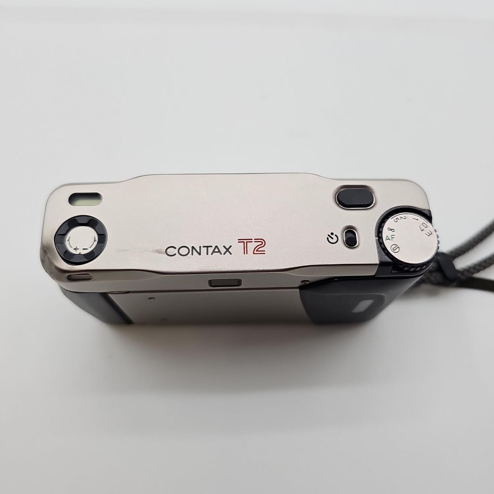 【動作確認済】美品✴︎Contax T2 フィルムカメラ 最速発送】CONTAX T2 動作確認済 コンパクトフィルムカメラ 現状