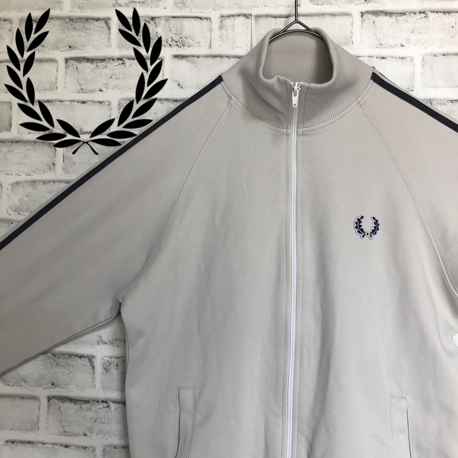 90s⭐️Fred Perry トラックジャケット/ジャージ S 刺繍月桂樹 vintage 