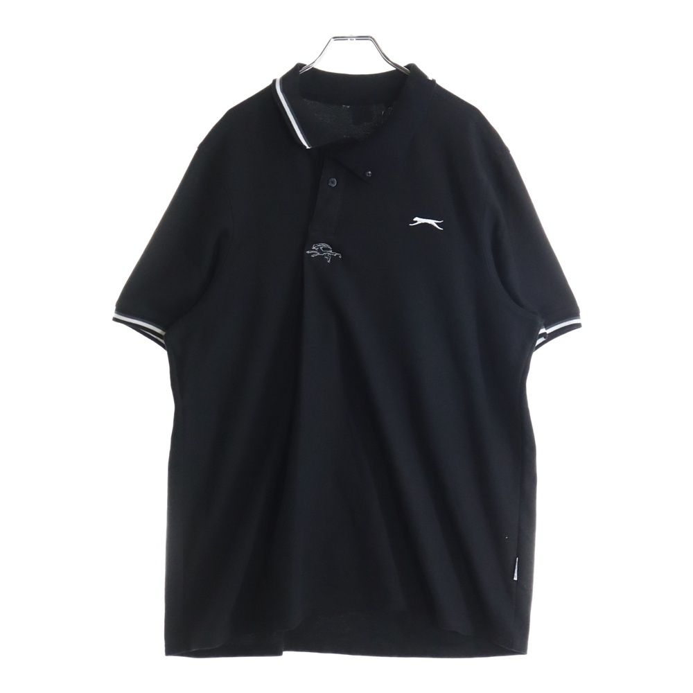 ス SS 25 WRAPPED POLO SHIRT ラップドポロシャツ ブラック