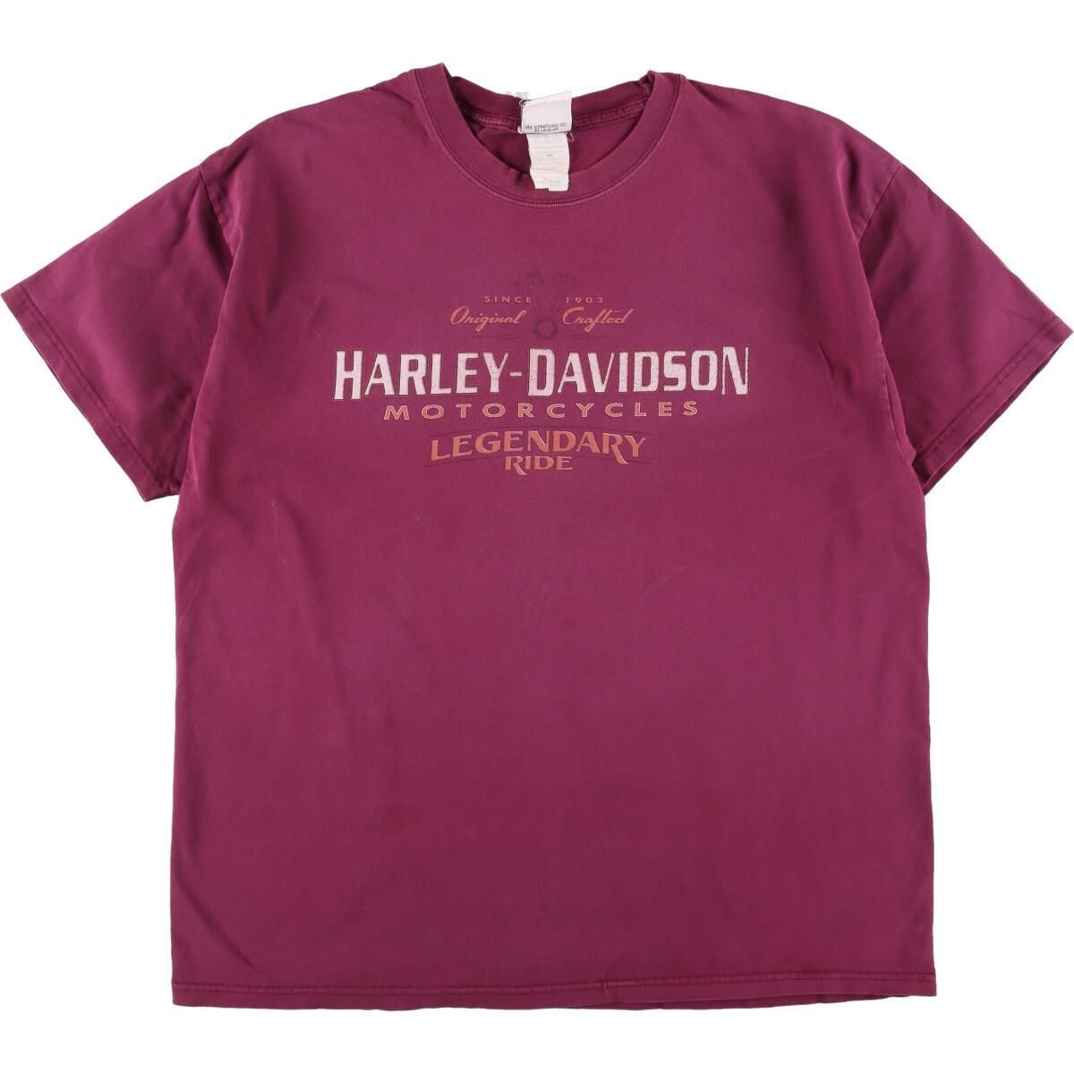 ハーレーダビッドソン Harley-Davidson モーターサイクル バイクTシャツ メンズL /eaa242863