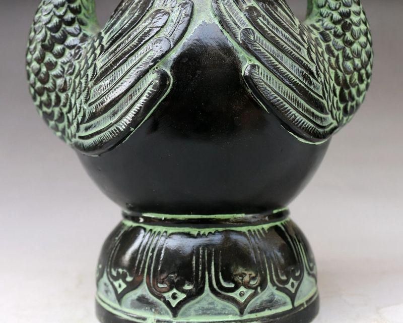 孔雀を模した青銅器花瓶  装飾品 現代工芸品 美術品 置物 孔雀を模した青銅器花瓶 装飾品 現代工芸品 美術品 置物