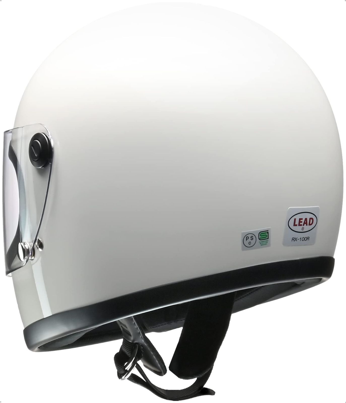 数量限定】ホワイト RX-100R フリーサイズ フルフェイス (57-60cm未満