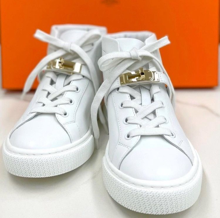 エルメス デイドリーム ハイカットスニーカー 白 サイズ23cm