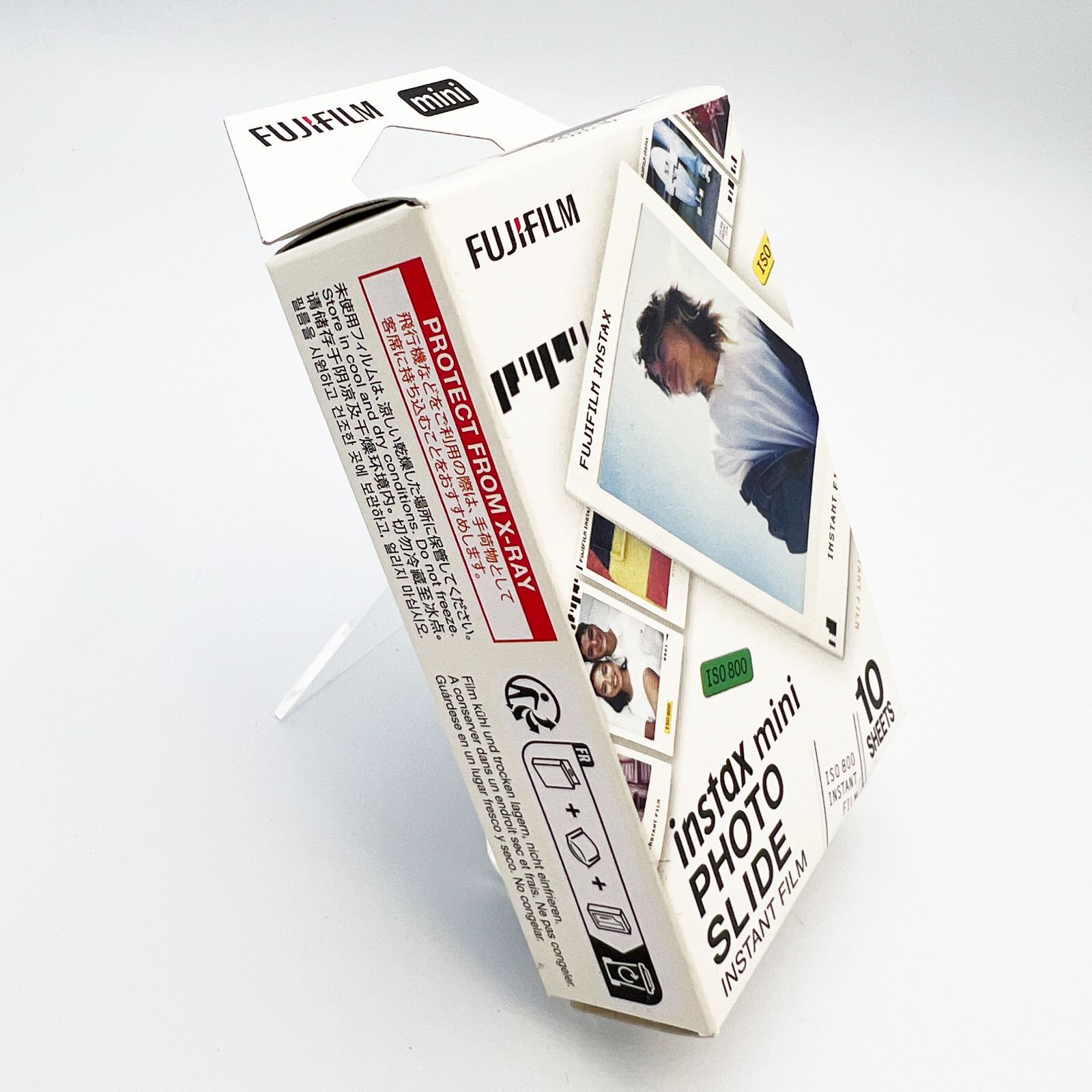 新品 FUJIFILM チェキフィルム PHOTO SLIDE 10個 instax mini チェキ用フィルム 絵柄入り フォトスライド 10枚