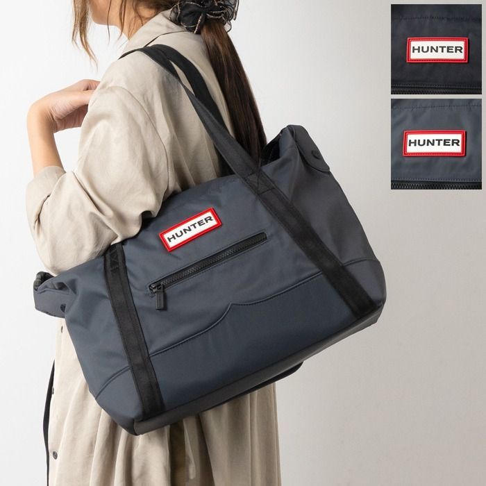 国内発送 HUNTER トートバッグ TOPCLIP TOTE MIDIUM UBS1201KBM HUNTER ハンター ショルダーバッグ ナイロントップクリップ ミニ