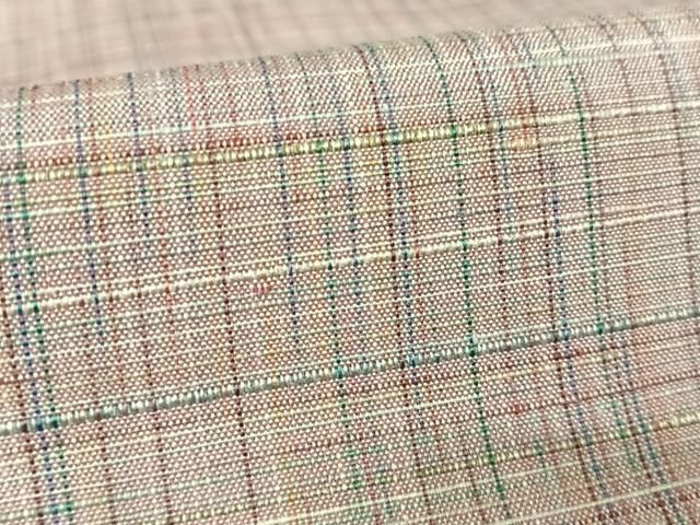 平和屋着物○上質な紬 格子 正絹 逸品 未使用 AAAV9196np - メルカリ