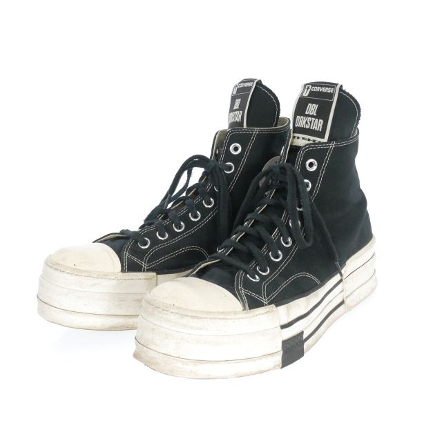 ダークシャドウ DRKSHDW × CONVERSE DBL DRKSTAR BLACK HI CUT
