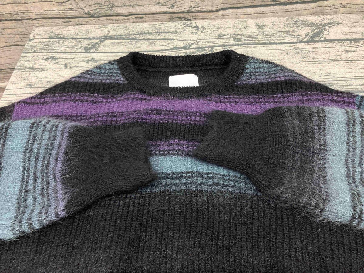 値下げ】MUKAI ムカイ MOHAIR BORDER KNIT ニット モヘヤボーダーニット Sサイズ 112630027 - メルカリ