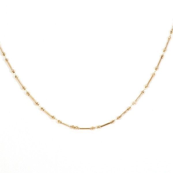 K18PG ネックレス NECKLACE 総重量約2.9g 約70cm
