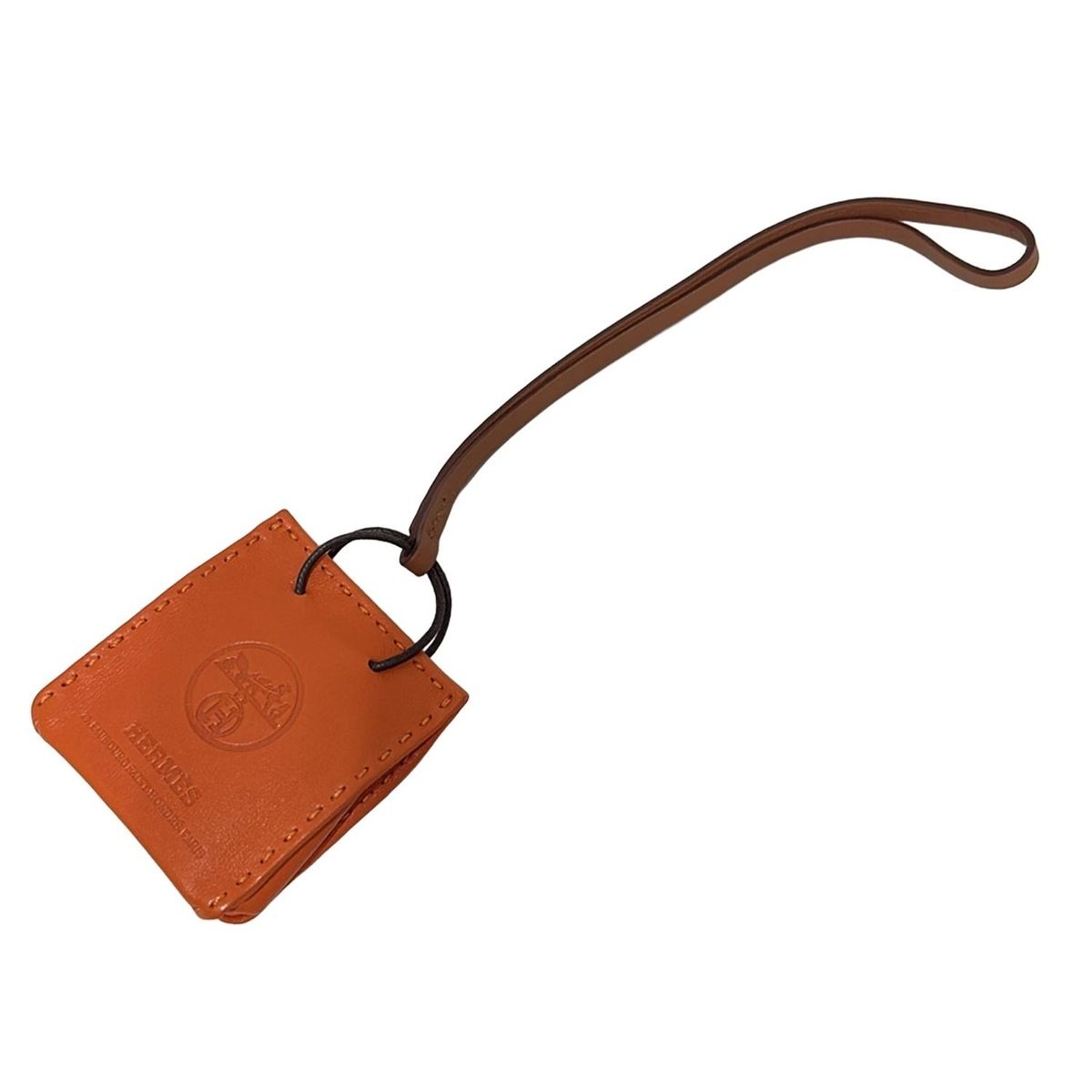 HERMES(エルメス) キーホルダー(チャーム) サックオランジュ