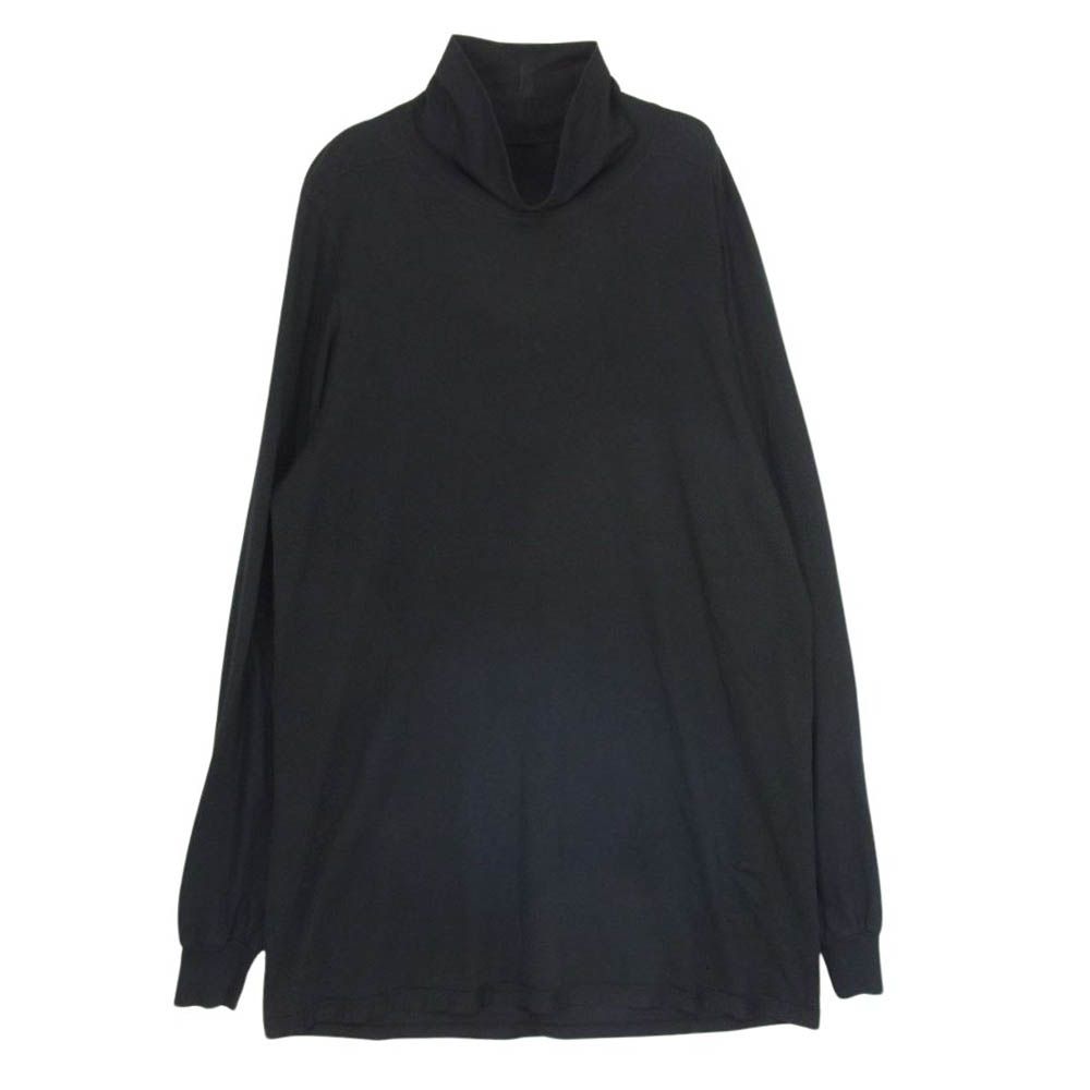 Rick Owens リックオウエンス 19AW DU19F6266-RN DRKSHDW ダークシャドウ RN素材 タートルネック ロングスリーブ 長袖 Tシャツ カットソー ブラック系 S【中古】