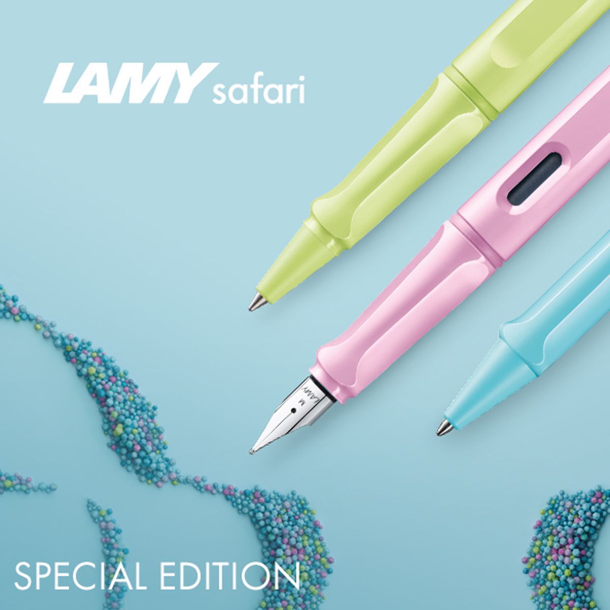 LAMY ラミー サファリ 万年筆 2023年限定モデル 3色セット （ドイツ直  