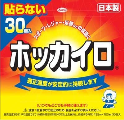 まとめ買い-8点セット ホッカイロ 貼らないレギュラー３０個 興和 カイロ