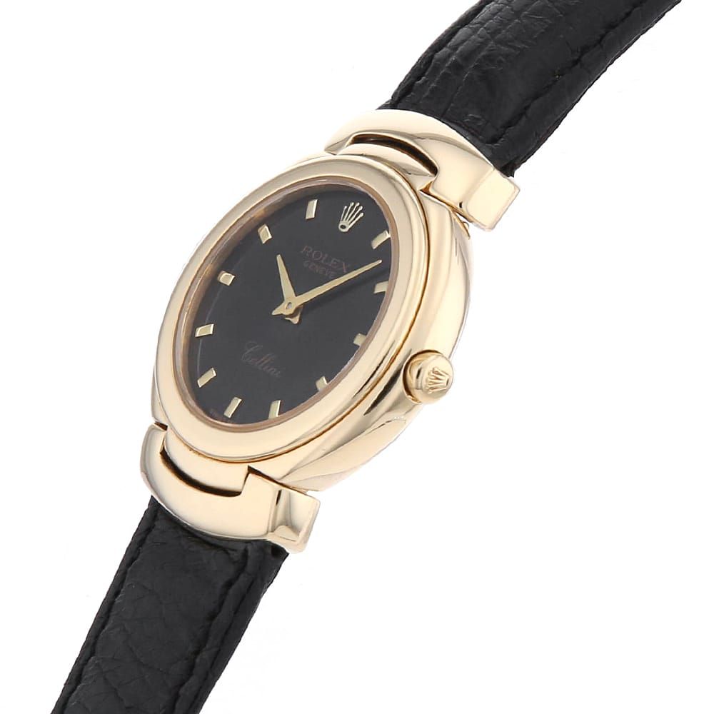 ロレックス チェリーニ 6621/8 ブラック プリントコンピューター E番  