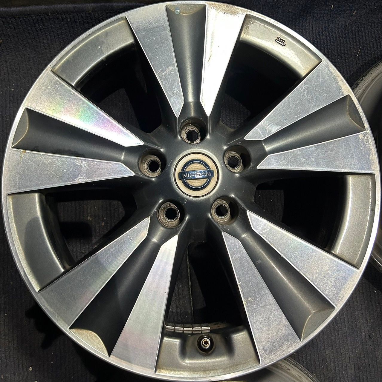 日産 リーフ 純正 17インチ ホイール4本 6.5J 45 PCD114.3 ハブ