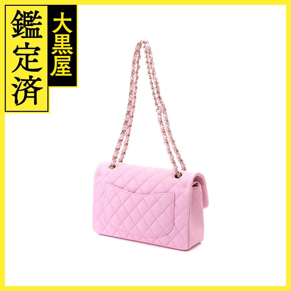 CHANEL　シャネル　マトラッセチェーンショルダー　A01112　ピンク/GP　キャビアスキン　【432】　2148103585210