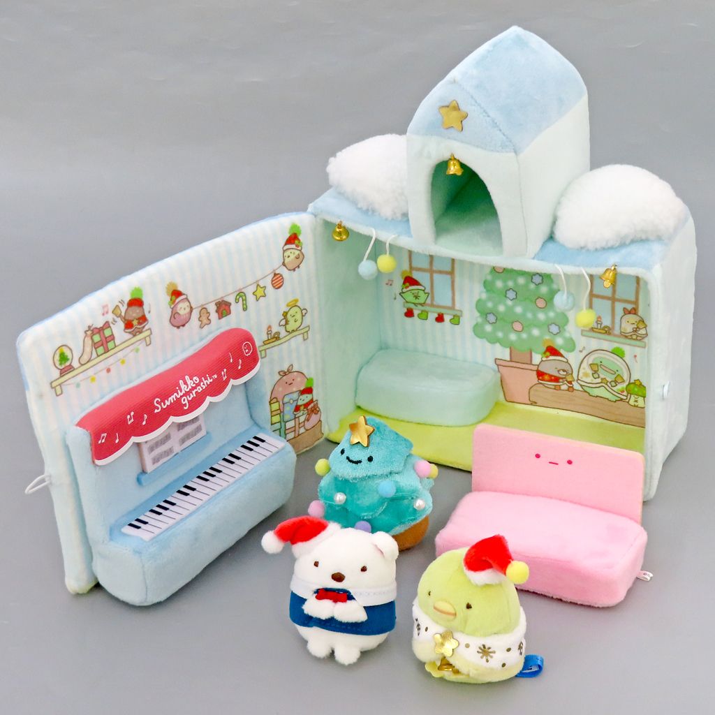 ぬいぐるみ　[破損品] 森のチャペル(しろくま＆ぺんぎん?) クリスマスぬいぐるみ 「すみっコぐらし」 サンエックスネットショップ限定 中古】ぬいぐるみ 森のチャペル(しろくま＆ぺんぎん