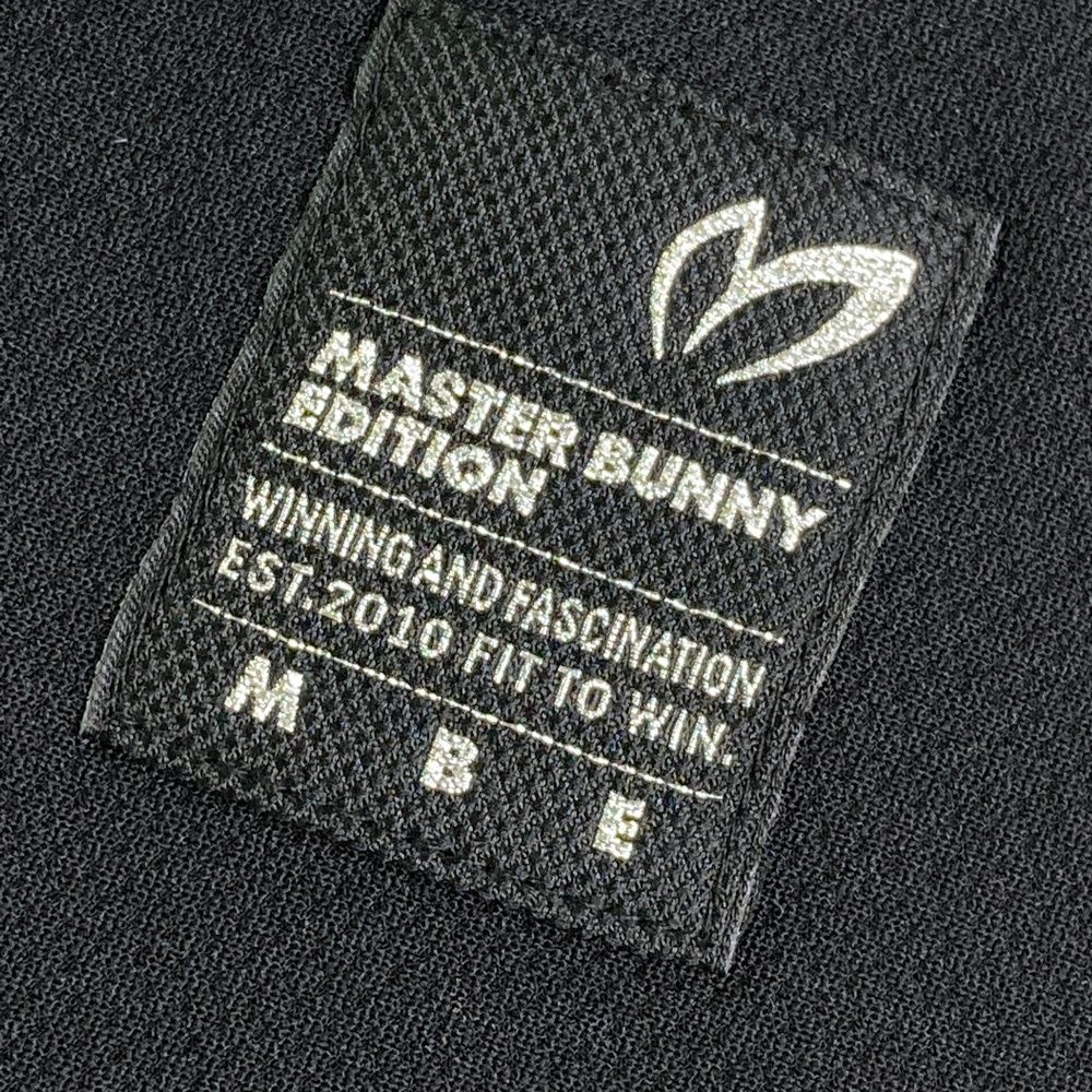 サイズ：0 MASTER BUNNY EDITION マスターバニーエディション 2023年モデル ハイネック 半袖Tシャツ  ブラック系 [240101473437] ゴルフウェア レディース ストスト サイズ：0 MASTER BUNNY EDITION マスターバニーエディション