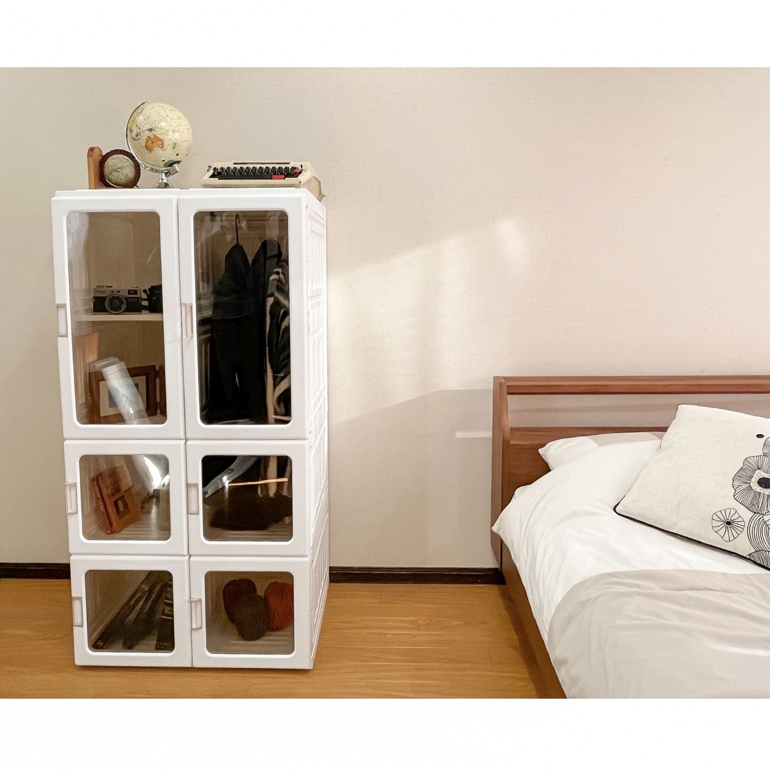新品未使用】 モリリンインテリア 工具不要！収納力抜群の 折りたたみ 