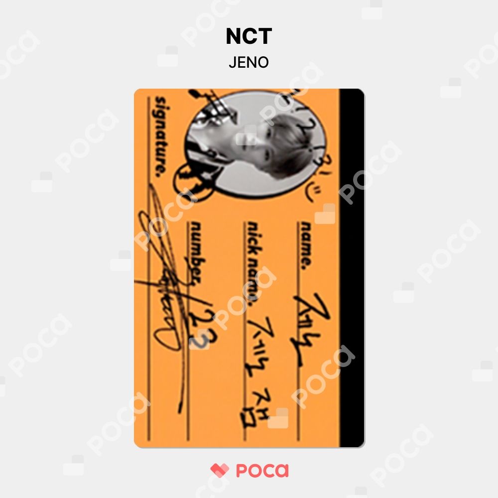 NCT DREAM ジェノ we go up トレカ バインダー トレカ NCT DREAM BTTF ポップアップ トレカ ジェノ - メルカリ