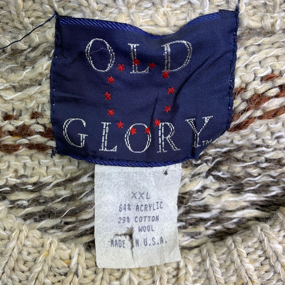 OLD GLORY ニット セーターXXLサイズ オールドグローリー ビッグサイズ 