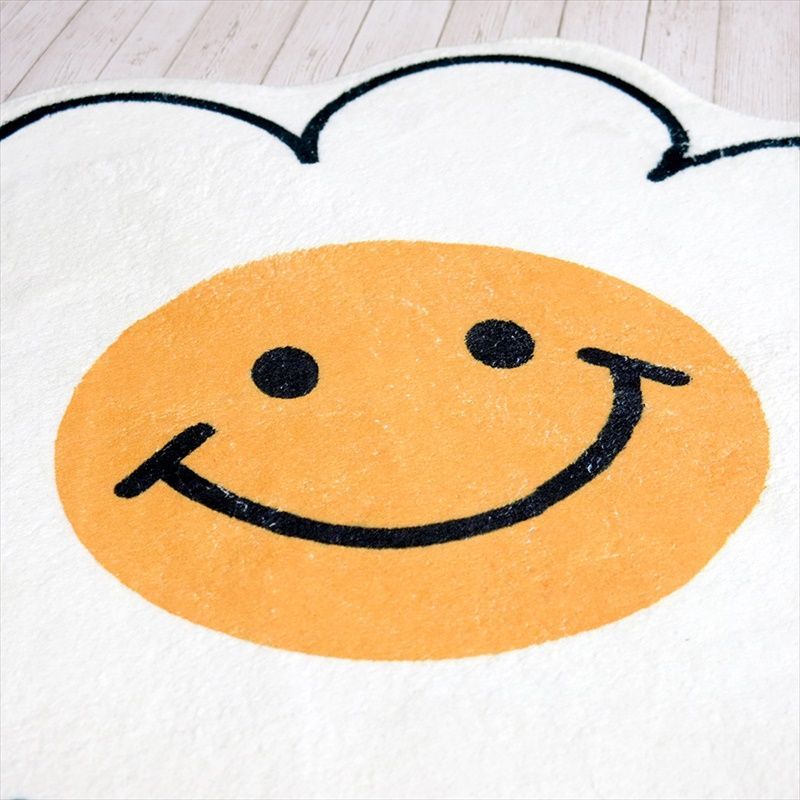 フラワースマイル スマイルマット ラウンドマット にこちゃん ニコ