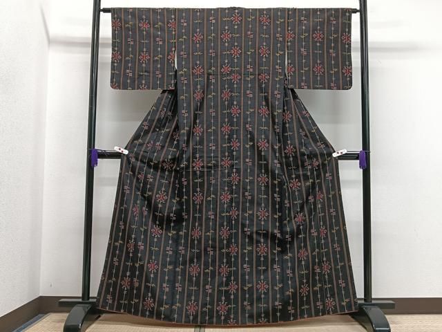 平和屋着物□上質な紬 幾何学間道 正絹 逸品 CAAS2575xi - メルカリ 