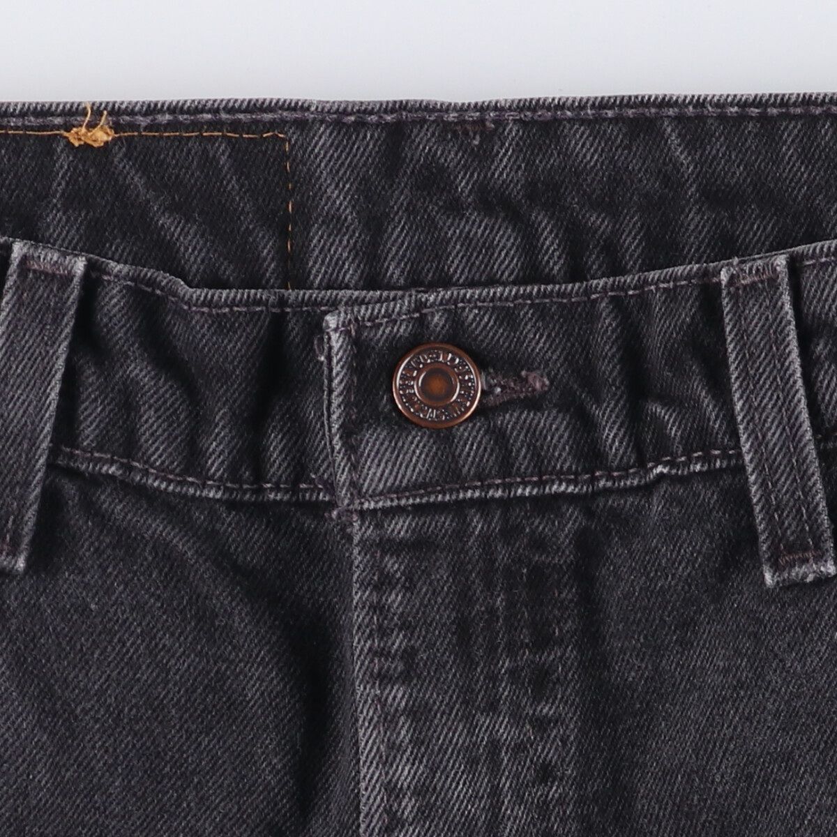 古着 90年代 リーバイス Levi s 00550-0260 RELAXED FIT TAPERED LEG ブラックデニム テーパードデニムパンツ evb031723 KIN-KAAI_COM