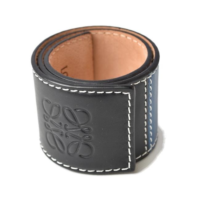 ロエベ　アナグラム　バングル　ブラック 未使用ロエベ ブレスレット/バングル メンズ レディース
