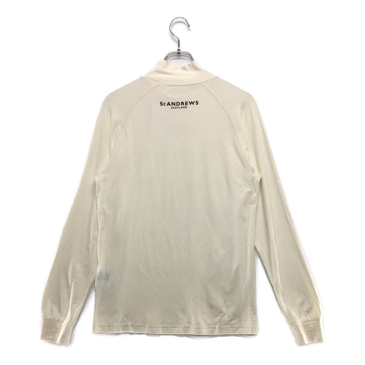 未使用 セントアンドリュース◆長袖 モックネック ウェア◆ホワイト LLサイズ 未使用 セントアンドリュース◇長袖 モックネック ウェア◇ホワイト LL