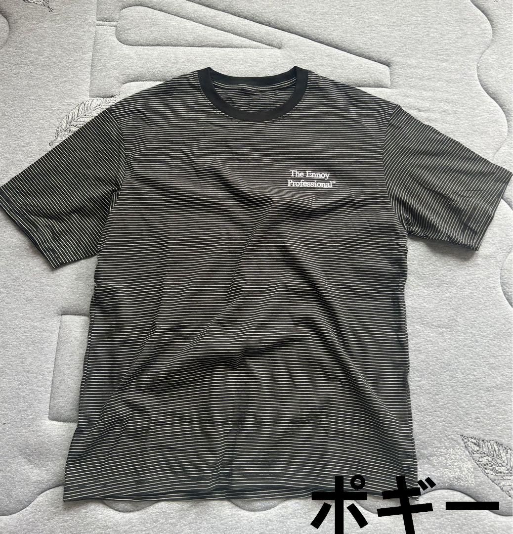 新品未使用 エンノイ ennoy ボーダー tシャツ Mサイズ 男性用Tシャツ 半袖の上着 - メルカリ